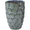 Deroma 13.59 In. H X 9 In. D Ceramic Delisle Tall Planter Green 2 Deroma 13.59 In. H X 9 In. D Ceramic Delisle Tall Planter Green -ORBIT || ACE || TORO Shop 0103bd55 0b0d 46cd b1cc 94e5b0d34306
