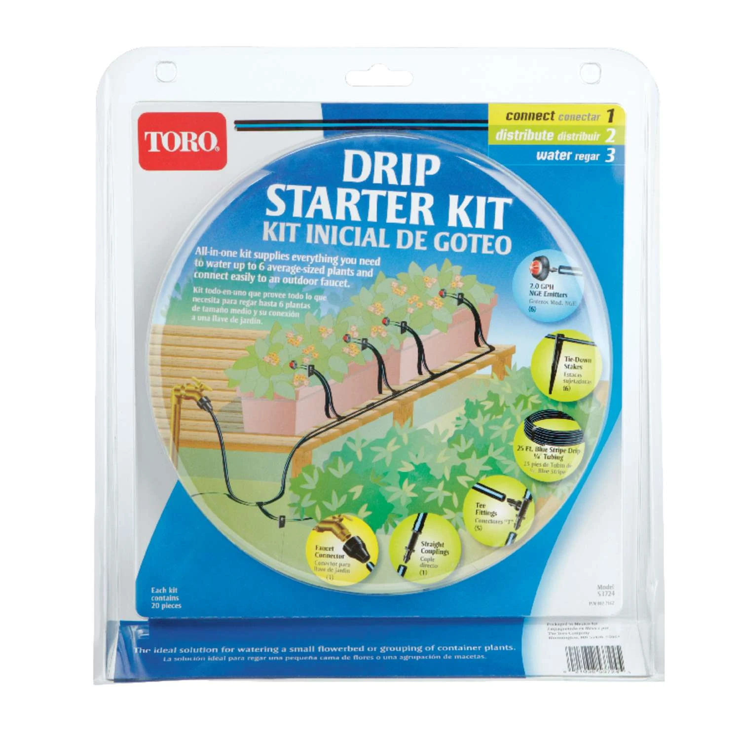 Toro Blue Stripe Drip Irrigation Starter Kit 3 Toro Blue Stripe Drip Irrigation Starter Kit
