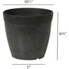 Novelty ArtStone 9.8 In. H X 10.5 In. W X 10.5 In. D X 10.5 In. D Resin Dolce Planter Black 1 Novelty ArtStone 9.8 In. H X 10.5 In. W X 10.5 In. D X 10.5 In. D Resin Dolce Planter Black -ORBIT || ACE || TORO Shop 03835bb6 57dc 431d b26f 8b8e068d22af