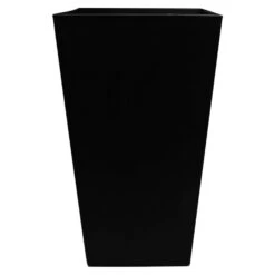 Bloem Finley 20 In. H X 11.5 In. W X 11.5 In. D Plastic Planter Black