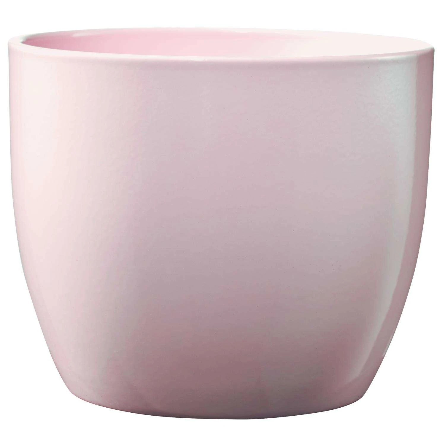 SK Pottery 5.9 In. H X 6.3 In. D Clay Basel Ceramic Pot Pink 3 SK Pottery 5.9 In. H X 6.3 In. D Clay Basel Ceramic Pot Pink