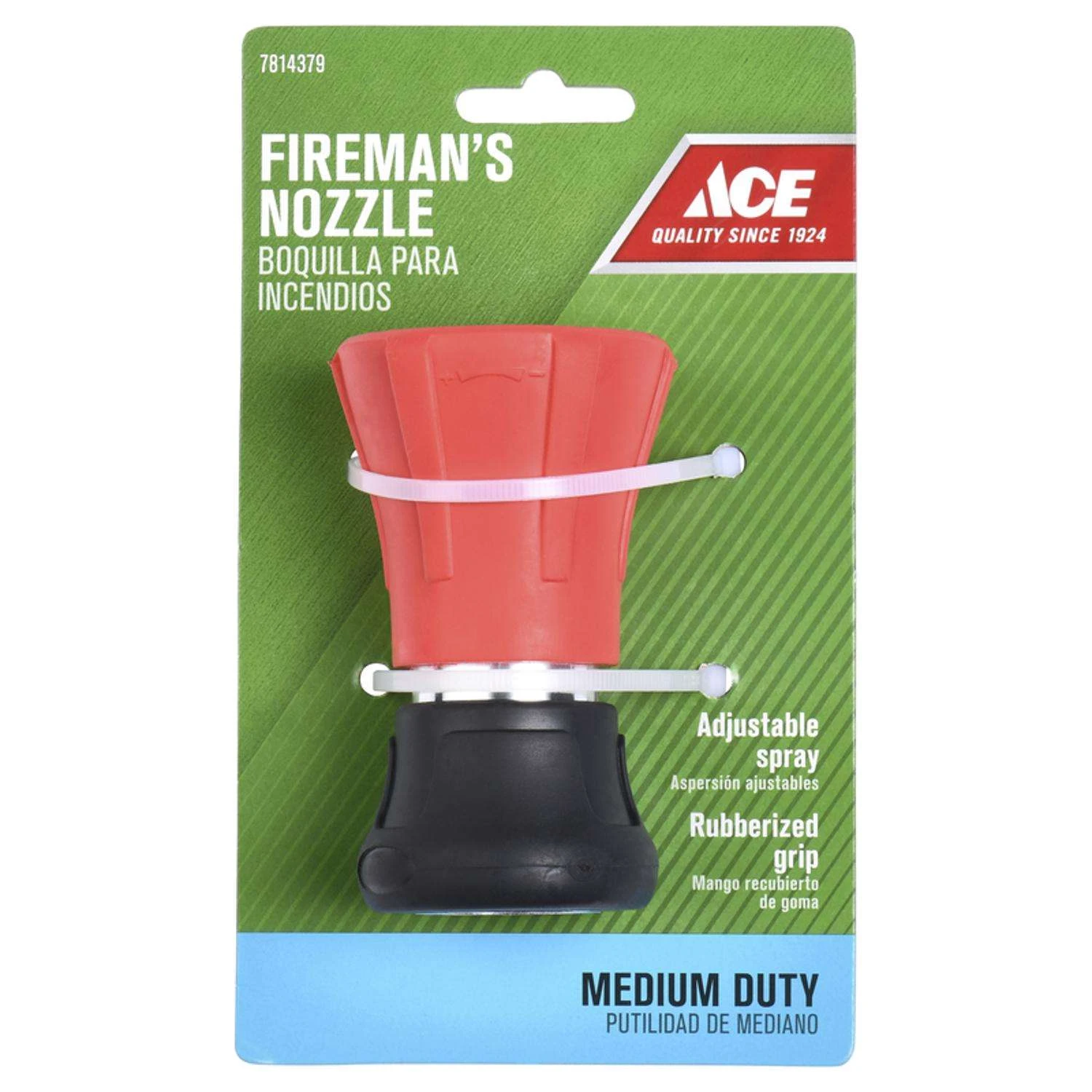 Ace 2 Pattern Shower And Stream Metal Fireman's Nozzle 3 Ace 2 Pattern Shower And Stream Metal Fireman's Nozzle