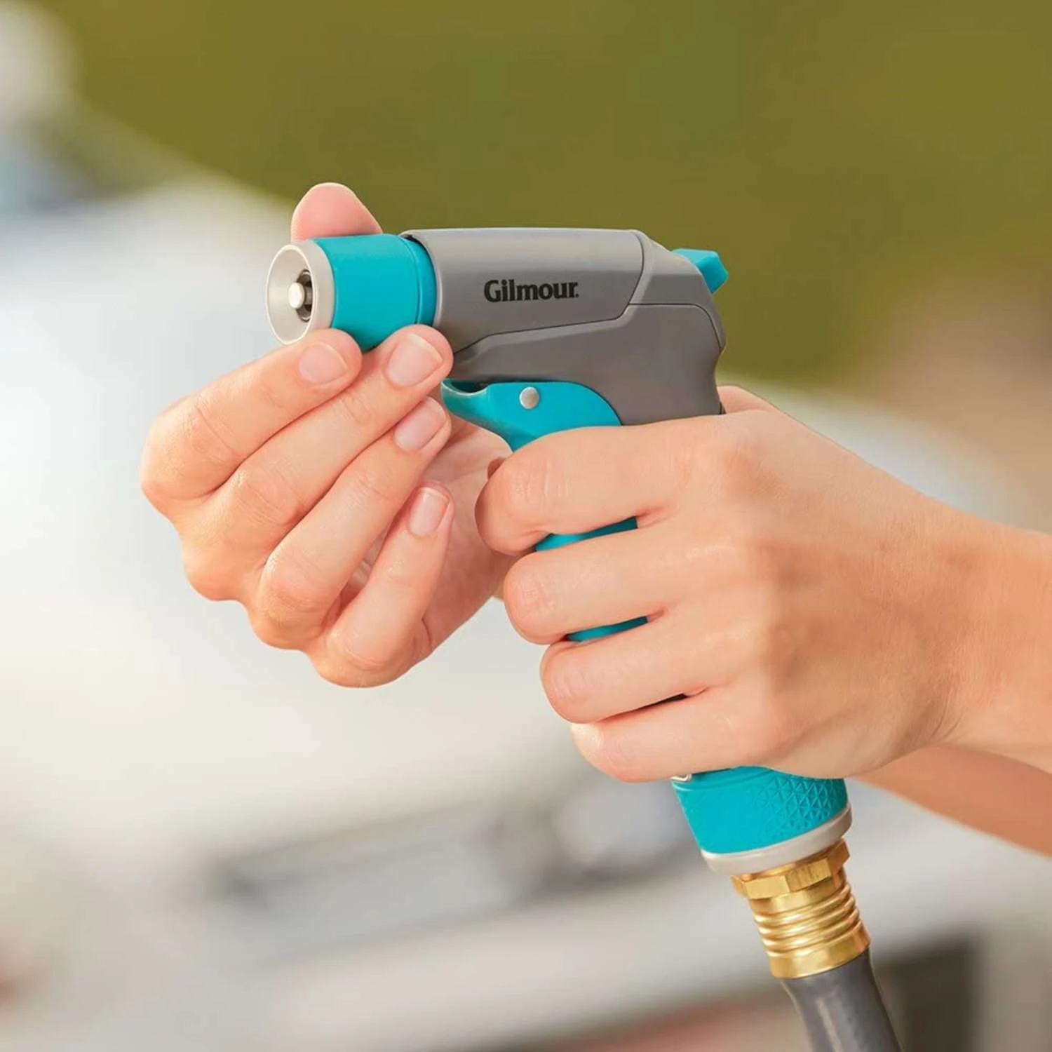 Gilmour Swivel Connect 2 Pattern Adjustable Shower And Stream Metal Watering Nozzle 5 Gilmour Swivel Connect 2 Pattern Adjustable Shower And Stream Metal Watering Nozzle - Image 3