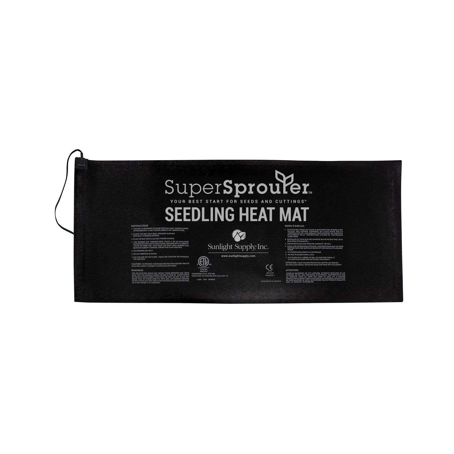 Super Sprouter Hydroponic Heat Mat 3 Super Sprouter Hydroponic Heat Mat