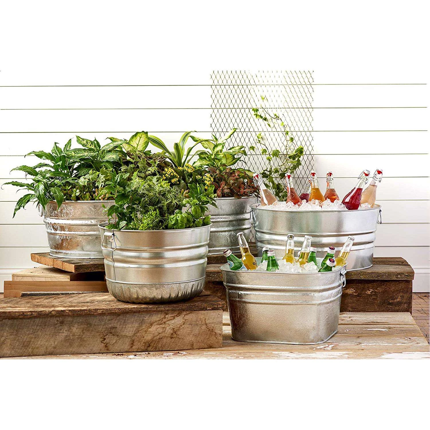 Behrens 9 Gal Steel Tub Round 4 Behrens 9 Gal Steel Tub Round - Image 2