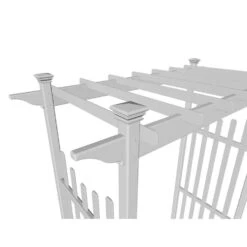Vita Cardiff 83.75 In. H White Vinyl Arbor -ORBIT || ACE || TORO Shop 0cf16450 3646 4715 b050 bf53fda71c8f