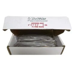 DeWitt 1 In. W X 6 In. L Steel Anchor Pin 75 Pk
