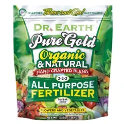 Dr. Earth Pure Gold Organic Fruits/Vegetables 2-2-2 Fertilizer 3 Lb
