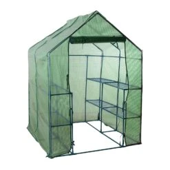 Bond Manufacturing Green 76.7 In. H X 56.3 In. W Walk-In Greenhouse