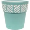 Deroma Mosaic 9.85 In. H X 10 In. D Resin Vaso Save Planter Teal -ORBIT || ACE || TORO Shop 155b7d25 a49b 4ff6 a8d9 f848e03a86d5