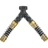 Orbit 3/4 In. Metal Threaded 2 Male/1 Female Y-Hose Connector With Shut Offs 1 Orbit 3/4 In. Metal Threaded 2 Male/1 Female Y-Hose Connector With Shut Offs -ORBIT || ACE || TORO Shop 16699baf 66b1 4db5 96d1 2ab73aca24cb