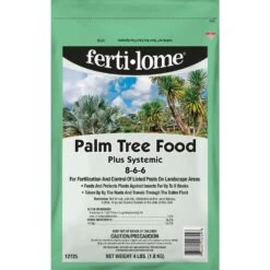 Ferti-lome PALM TREE FOOD PLUS SYSTEMIC 8-6-6 Granules Plant Food 4 Lb
