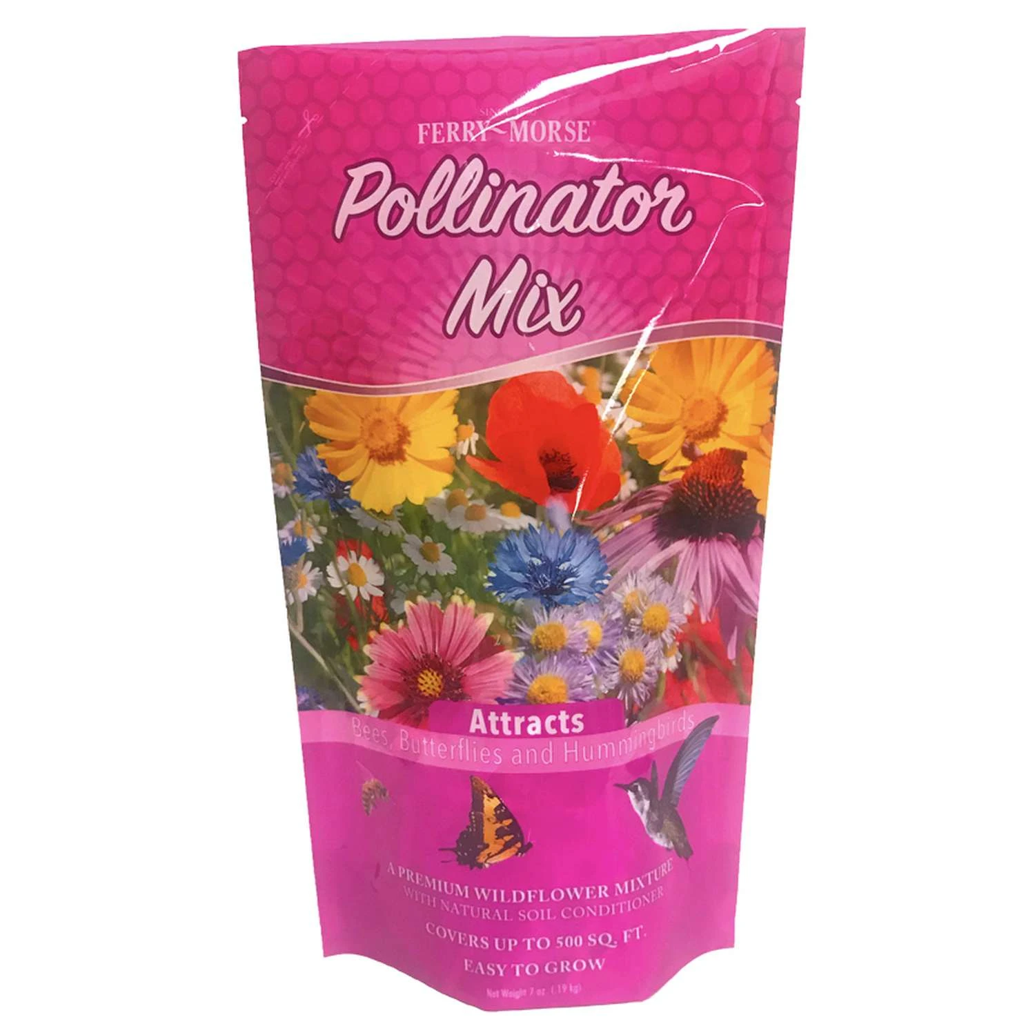 Ferry-Morse Pollinator Wildflower Mix Seeds 1 Pk 3 Ferry-Morse Pollinator Wildflower Mix Seeds 1 Pk
