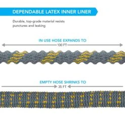 Hydrotech 5/8 In. D X 100 Ft. L Medium Duty Expandable Lightweight Garden Hose -ORBIT || ACE || TORO Shop 1e08ee85 0f14 4797 8fe3 4dee4b066f53