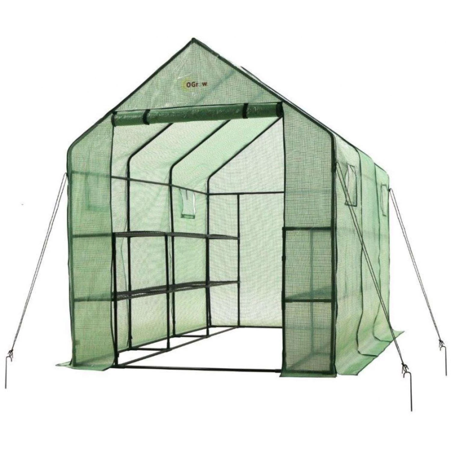 OGrow Green 83 In. H X 67 In. W Walk-In Greenhouse 3 OGrow Green 83 In. H X 67 In. W Walk-In Greenhouse