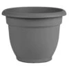 Bloem Ariana 13.7 In. H X 17.6 In. W X 16 In. D Plastic Planter Charcoal -ORBIT || ACE || TORO Shop 1f068b98 fd2a 4564 90d8 9c2996f115ef