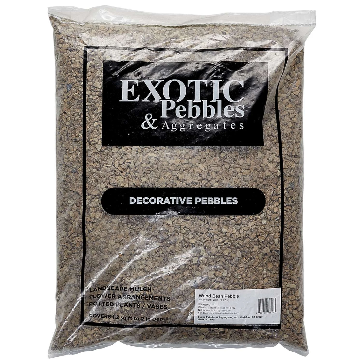 Exotic Pebbles & Aggregates Brown Deco Pebbles 20 Lb 3 Exotic Pebbles & Aggregates Brown Deco Pebbles 20 Lb