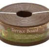 Master Mark Terrace Board 40 Ft. L X 4 In. H Plastic Brown Lawn Edging