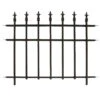 Panacea 36 In. L X 30 In. H Steel Black Garden Fence 1 Panacea 36 In. L X 30 In. H Steel Black Garden Fence -ORBIT || ACE || TORO Shop 2338d63c 4208 4909 a3ea 390bfb1a7b81