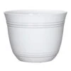 L&G Solutions 11 In. H X 14.5 In. D Polyresin Galileo Planter White