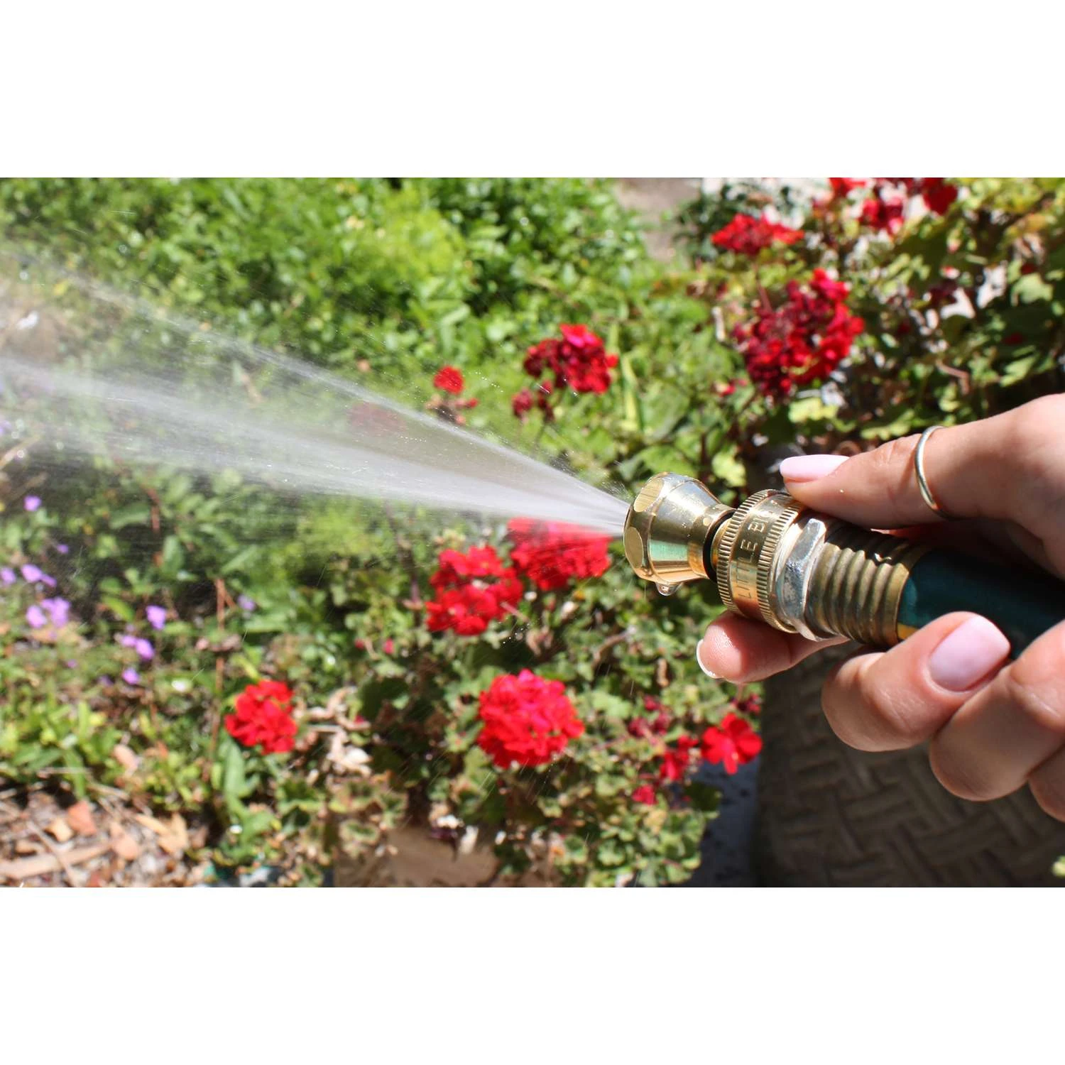 Little Big Shot 3 Pattern Adjustable Continuous Brass Hose Nozzle 7 Little Big Shot 3 Pattern Adjustable Continuous Brass Hose Nozzle - Image 5