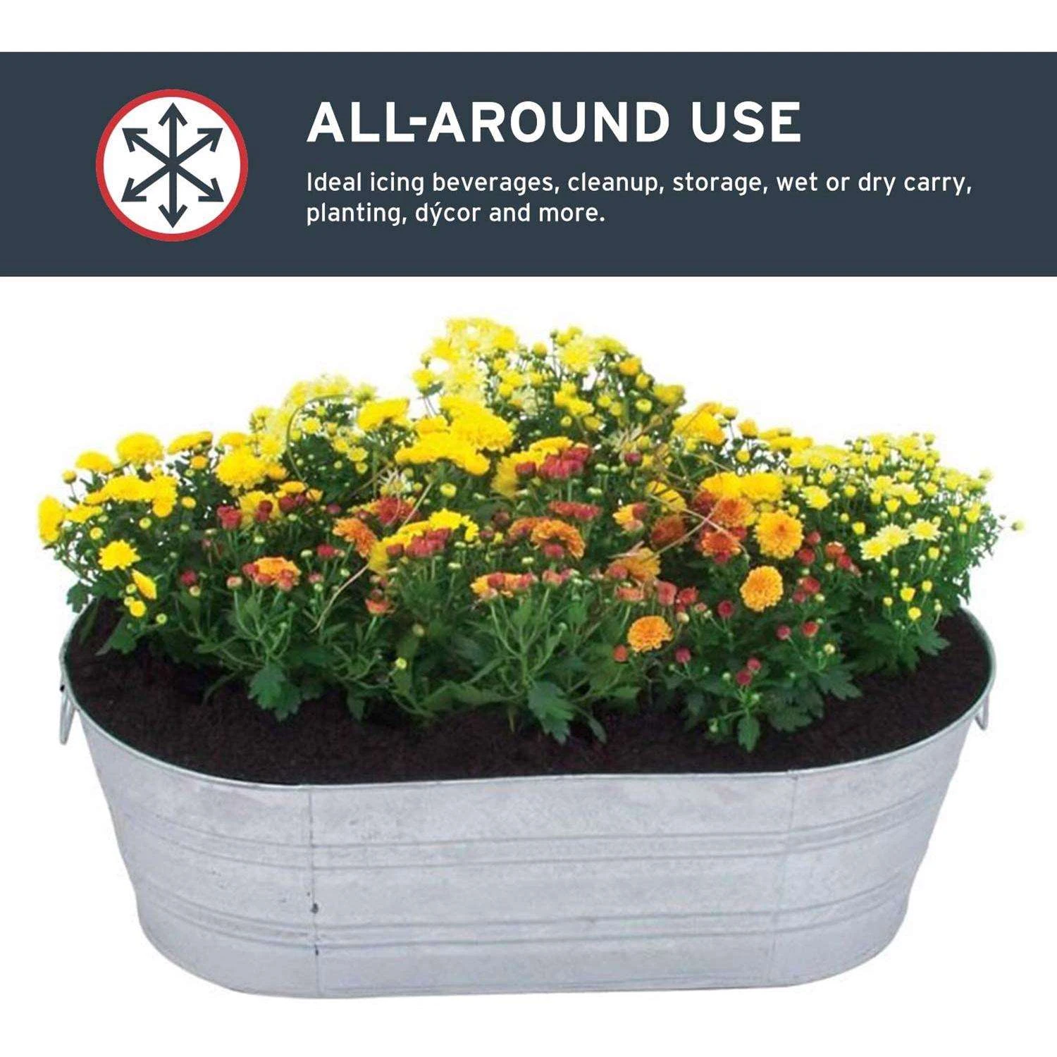 Behrens 4 Gal Steel Tub Oval 8 Behrens 4 Gal Steel Tub Oval - Image 6