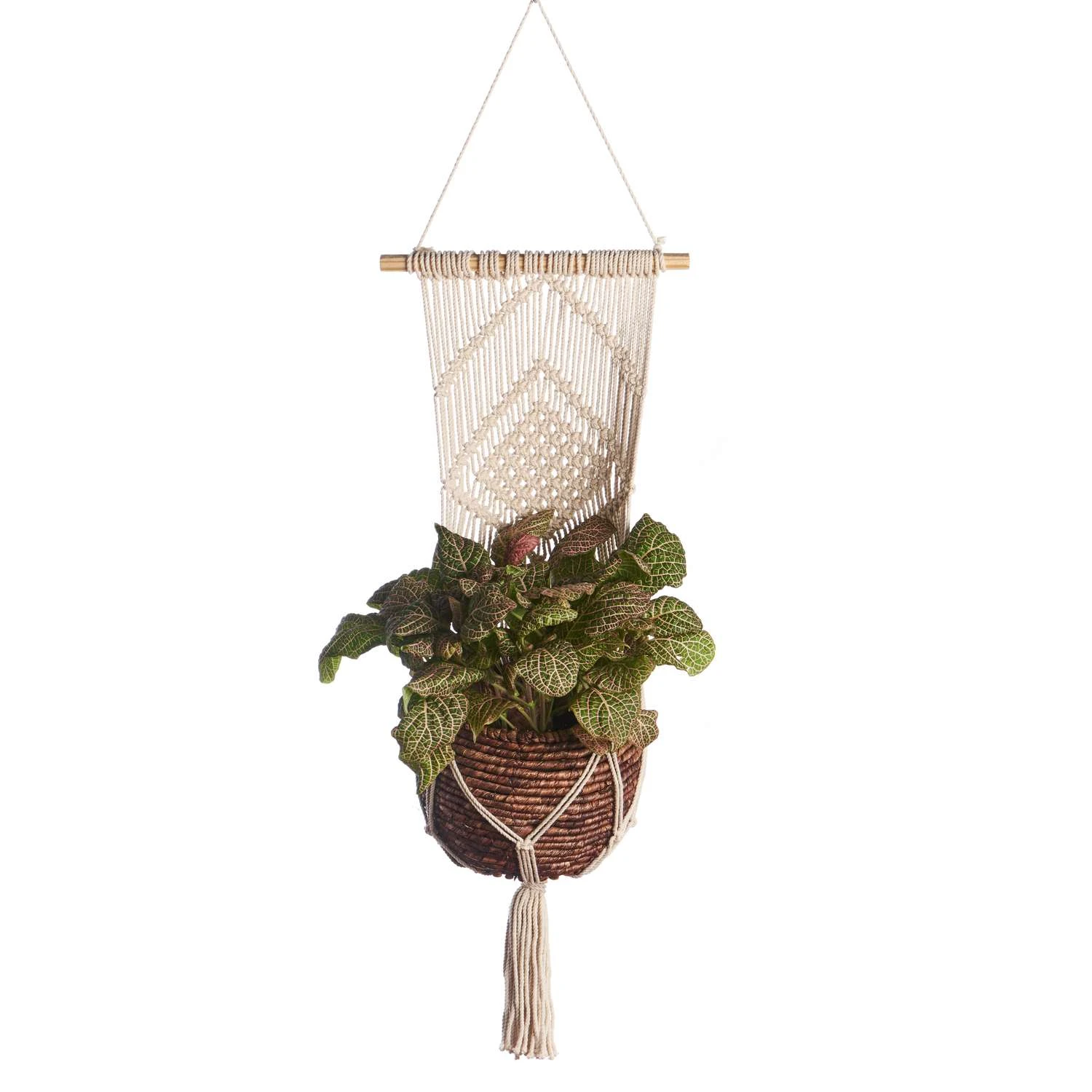 Primitive Planters White Cotton 39 In. H Diamond 1 Pk 3 Primitive Planters White Cotton 39 In. H Diamond 1 Pk - Image 2