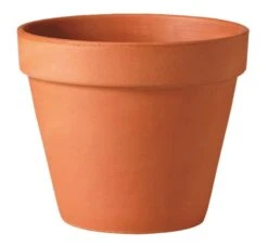 Deroma 13.6 In. H X 16 In. D Clay Standard Planter Terracotta