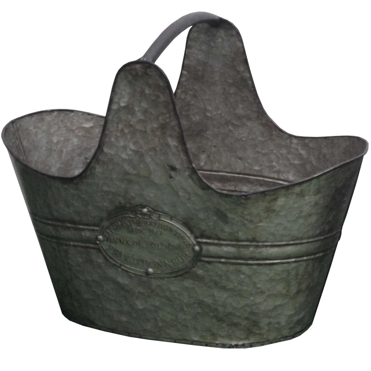 Avera Products 14.5 In. H X 19 In. W X 9 In. D Galvanized Metal Planter Gray 3 Avera Products 14.5 In. H X 19 In. W X 9 In. D Galvanized Metal Planter Gray