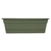 Bloem 5.75 In. H X 18 In. W X 7.5 In. D Plastic Window Box Green
