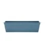 Bloem Dayton 6.87 In. H X 24 In. W Plastic Window Box Ocean Blue
