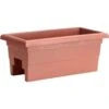 Novelty 10 In. H X 12 In. W X 24 In. D Plastic Countryside Deck Rail Planter Terracotta -ORBIT || ACE || TORO Shop 2905482d 1345 41d0 a805 e0a03bbd0a99