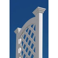 Vita Luxembourg 56.25 In. H White Vinyl Garden Trellis -ORBIT || ACE || TORO Shop 2c4f961d f8f2 4100 8d00 205cddf77cb1