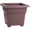 Novelty 15 In. H X 18 In. W X 18 In. D Plastic Countryside Tub Patio Planter Brown -ORBIT || ACE || TORO Shop 2d8a5646 35cb 4bf1 8036 fcfbec8d45f8