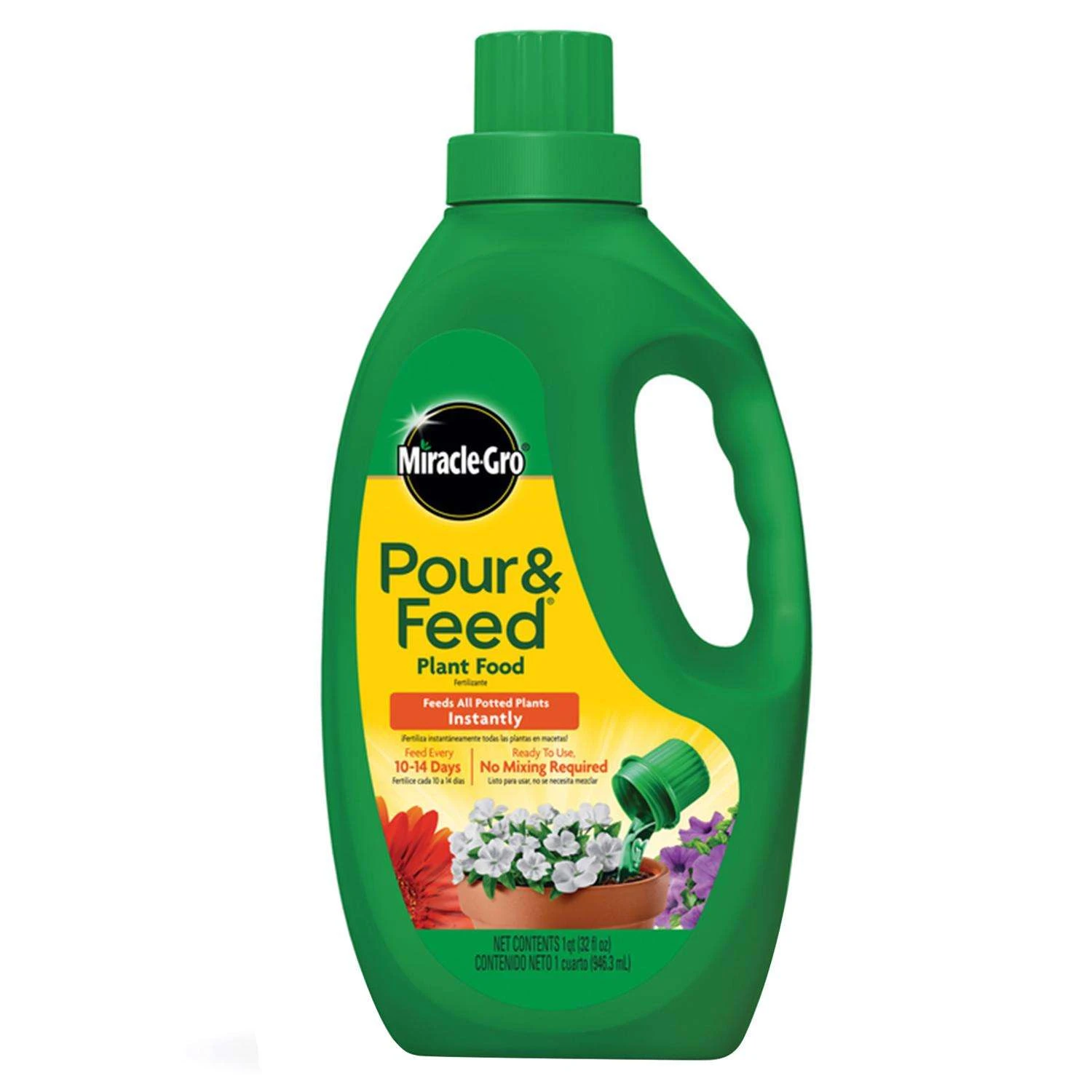 Miracle-Gro Pour & Feed Liquid Plant Food 32 Oz 3 Miracle-Gro Pour & Feed Liquid Plant Food 32 Oz
