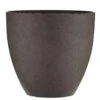 Southern Patio 12 In. H X 13 In. D Resin Egg Planter Graystone