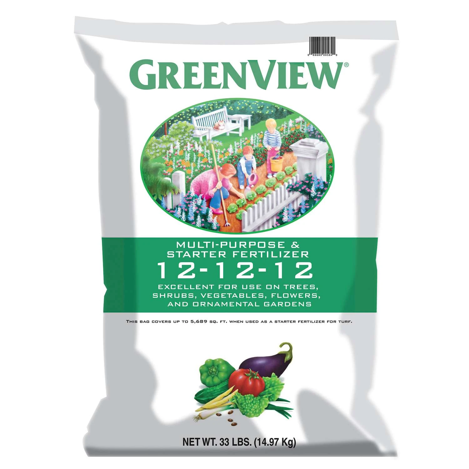 GreenView Fruits/Vegetables 12-12-12 Fertilizer 33 Lb 3 GreenView Fruits/Vegetables 12-12-12 Fertilizer 33 Lb