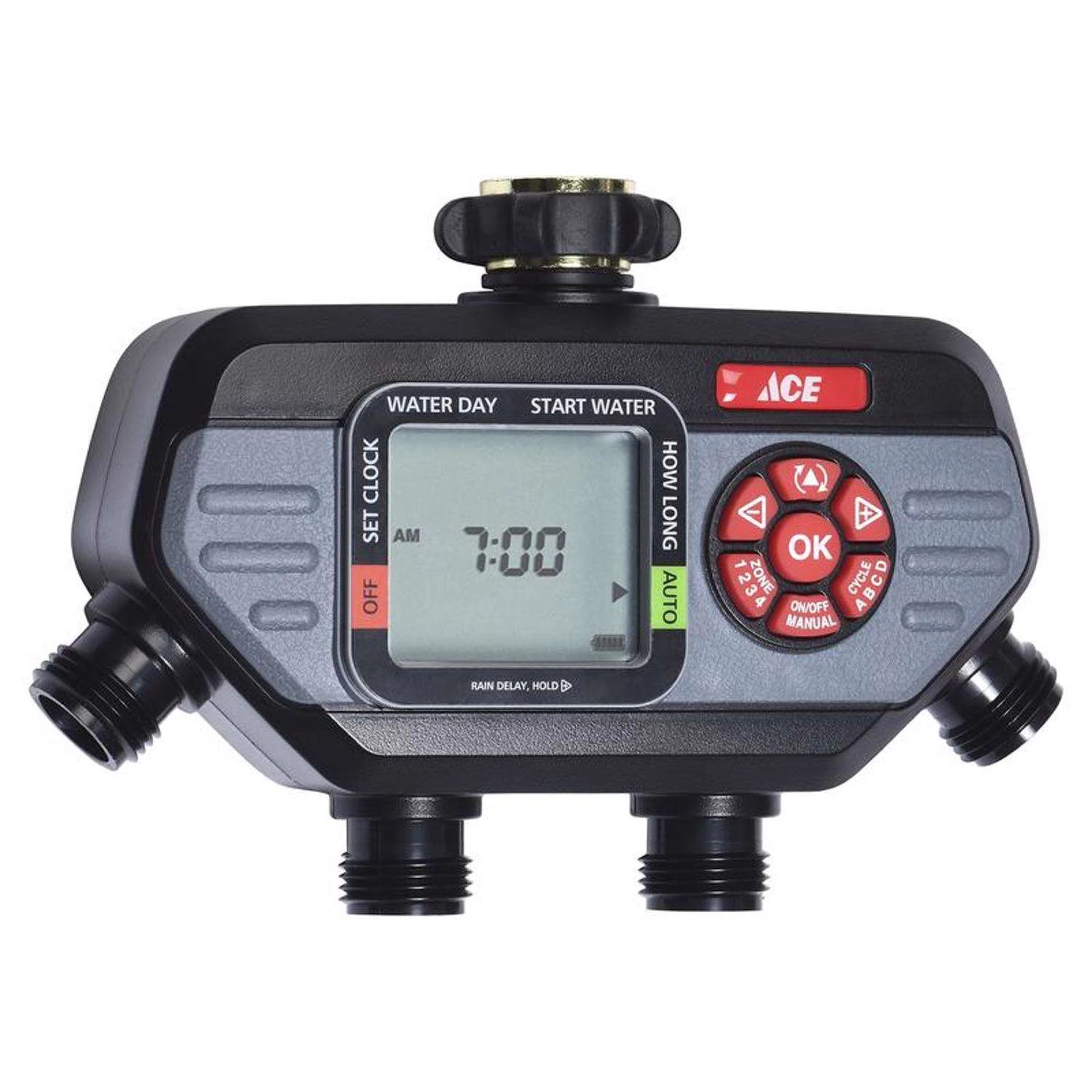 Ace HydroLogic Programmable 4 Zone Digital Water Timer 4 Ace HydroLogic Programmable 4 Zone Digital Water Timer - Image 2