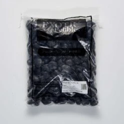Exotic Pebbles & Aggregates Black Stone Deco Pebbles 20 Lb