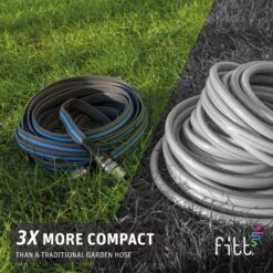 Fitt Force Pro 3/4 In. D X 100 Ft. L Heavy Duty Commercial Grade Garden Hose -ORBIT || ACE || TORO Shop 3f36b30d 22b2 48a6 ac10 0081a61f2292