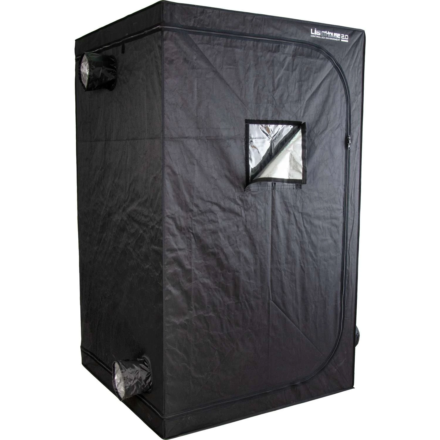 Hydrofarm Lighthouse 2.0 18 W Hydroponic Grow Tent 78 In. H X 48 In. W 3 Hydrofarm Lighthouse 2.0 18 W Hydroponic Grow Tent 78 In. H X 48 In. W