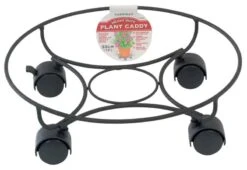 Gardman 4.5 In. H X 13 In. W Metal Planter Caddie Black