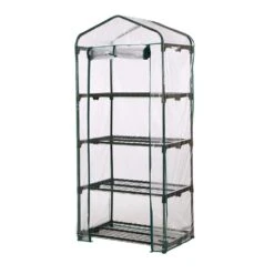 Glitzhome Clear 61 In. H X 29.25 In. W Pop-Up Greenhouse