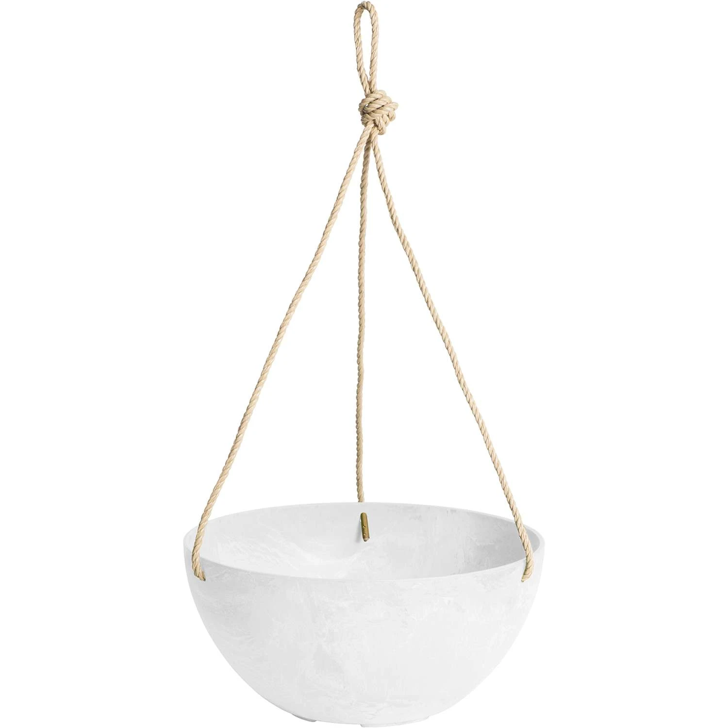 Novelty Artstone 5.9 In. H X 12.2 In. W X 12.2 In. D X 12.2 In. D Resin Napa Hanging Planter White 3 Novelty Artstone 5.9 In. H X 12.2 In. W X 12.2 In. D X 12.2 In. D Resin Napa Hanging Planter White