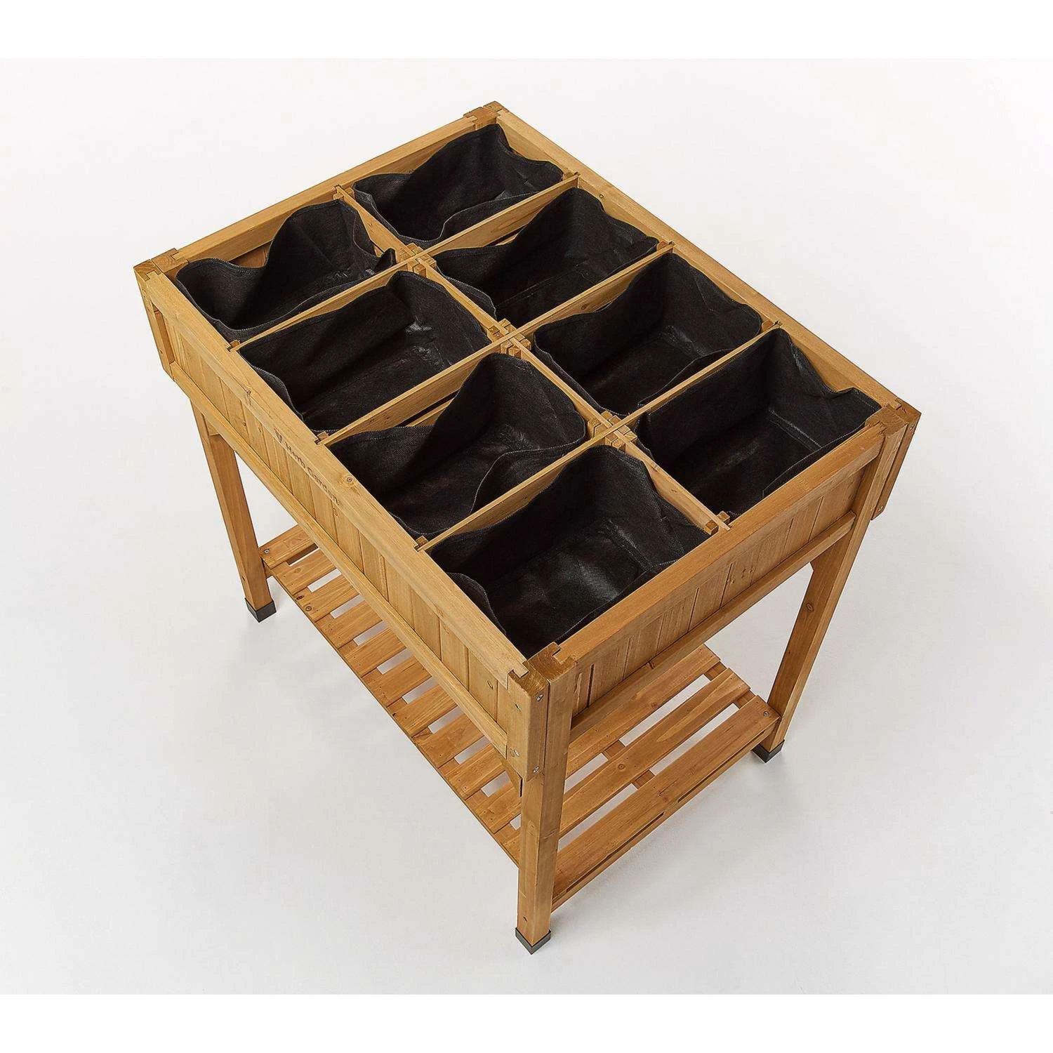 VegTrug 30 In. H X 22 In. W X 9.05 In. D Wood Herb Table Plant Liner Black 5 VegTrug 30 In. H X 22 In. W X 9.05 In. D Wood Herb Table Plant Liner Black - Image 3