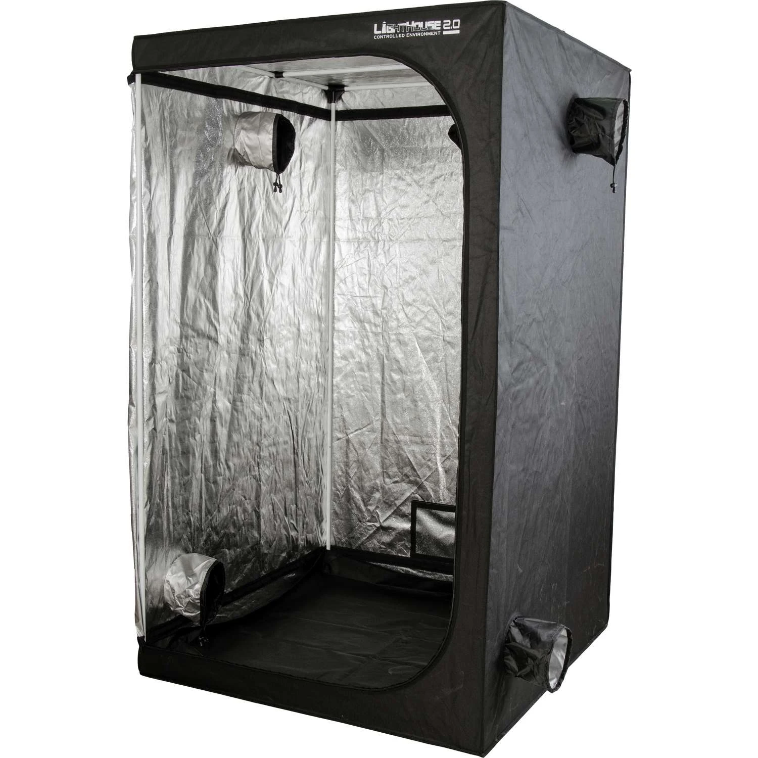 Hydrofarm Lighthouse 2.0 18 W Hydroponic Grow Tent 78 In. H X 48 In. W 4 Hydrofarm Lighthouse 2.0 18 W Hydroponic Grow Tent 78 In. H X 48 In. W - Image 2