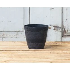 Novelty ArtStone 7.5 In. H X 8.5 In. W X 8.5 In. D X 8.5 In. D Resin Dolce Planter Black -ORBIT || ACE || TORO Shop 46974ad8 0f27 47ee 93fe c35495e397eb
