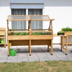 VegTrug Cold Frame Natural 26 In. H X 71 In. W Raised Bed Greenhouse -ORBIT || ACE || TORO Shop 46b8edf8 80af 461e acc6 5c20219641a4