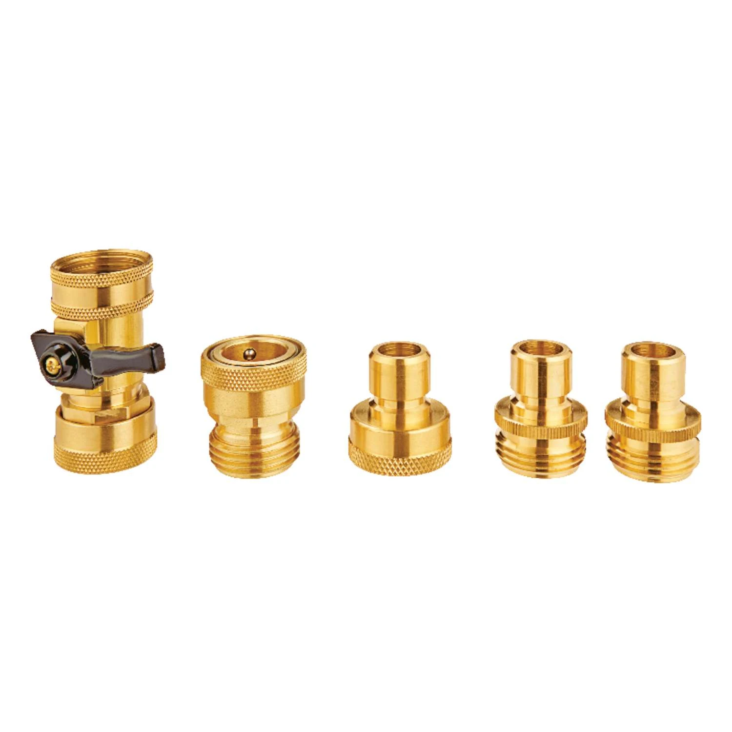 Ace Brass Threaded Quick Connector Hose Set 4 Ace Brass Threaded Quick Connector Hose Set - Image 2