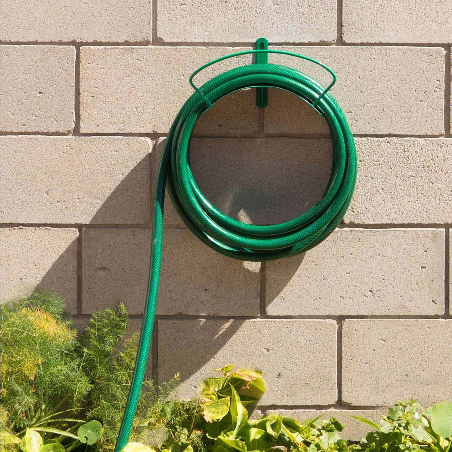 Yard Butler 100 Ft. Green Wall Mounted Hose Hanger 5 Yard Butler 100 Ft. Green Wall Mounted Hose Hanger - Image 3